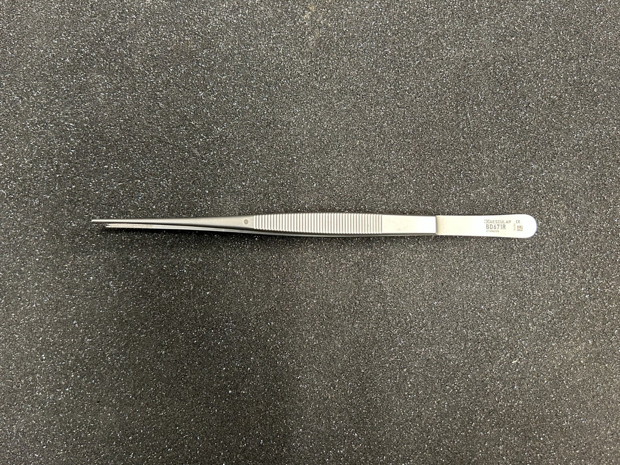 Aesculap BD671R Waugh Tissue Forceps, 1x2 Teeth, 7-7/8''
