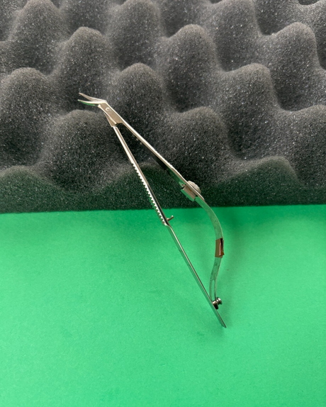 Karl Storz Surgical Eye Scissors, Delicate, Curved Left