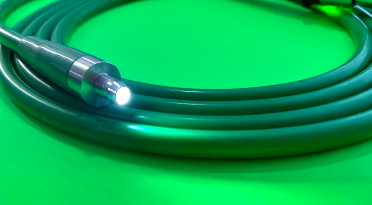 Stryker 0233-050-400 Fiber Optic Green Cable 5mm x 3.05mm x 10ft