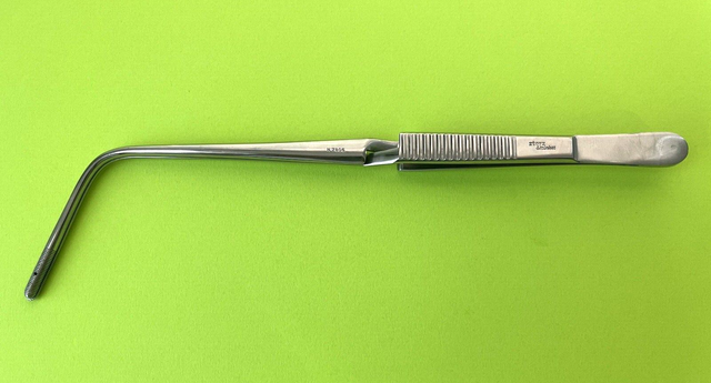 Karl Storz Surgical 10-1/2" ENT Jackson Laryngeal Applicating Forcep 1 x 2 Teeth