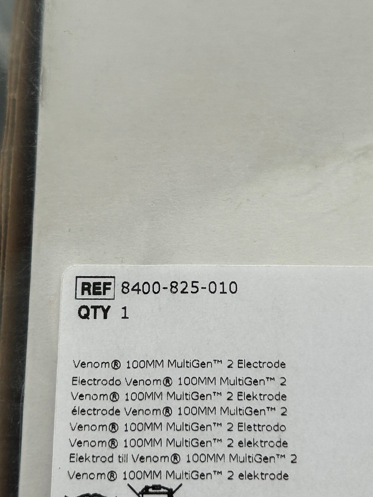 Stryker 8400-825-010 Venom 100MM MultiGen 2 Electrode (Red)