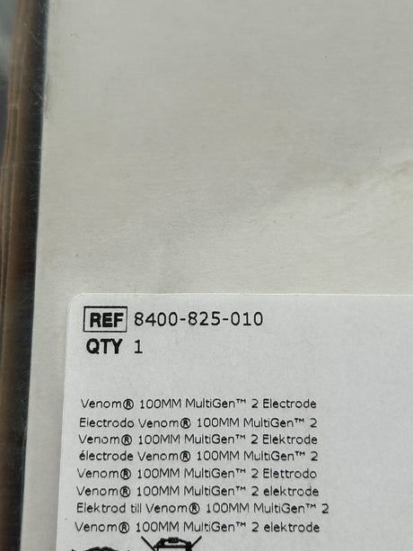 Stryker 8400-825-010 Venom 100MM MultiGen 2 Electrode (Red)
