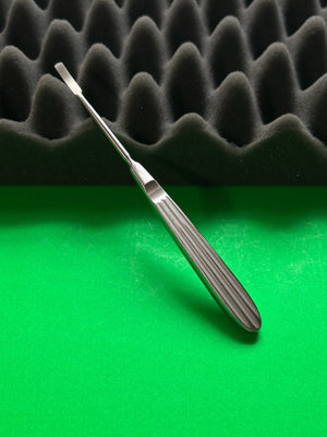 V.Mueller RH1010 Joseph Periosteotome, 5mm, Curved Blade, 6-1/2"