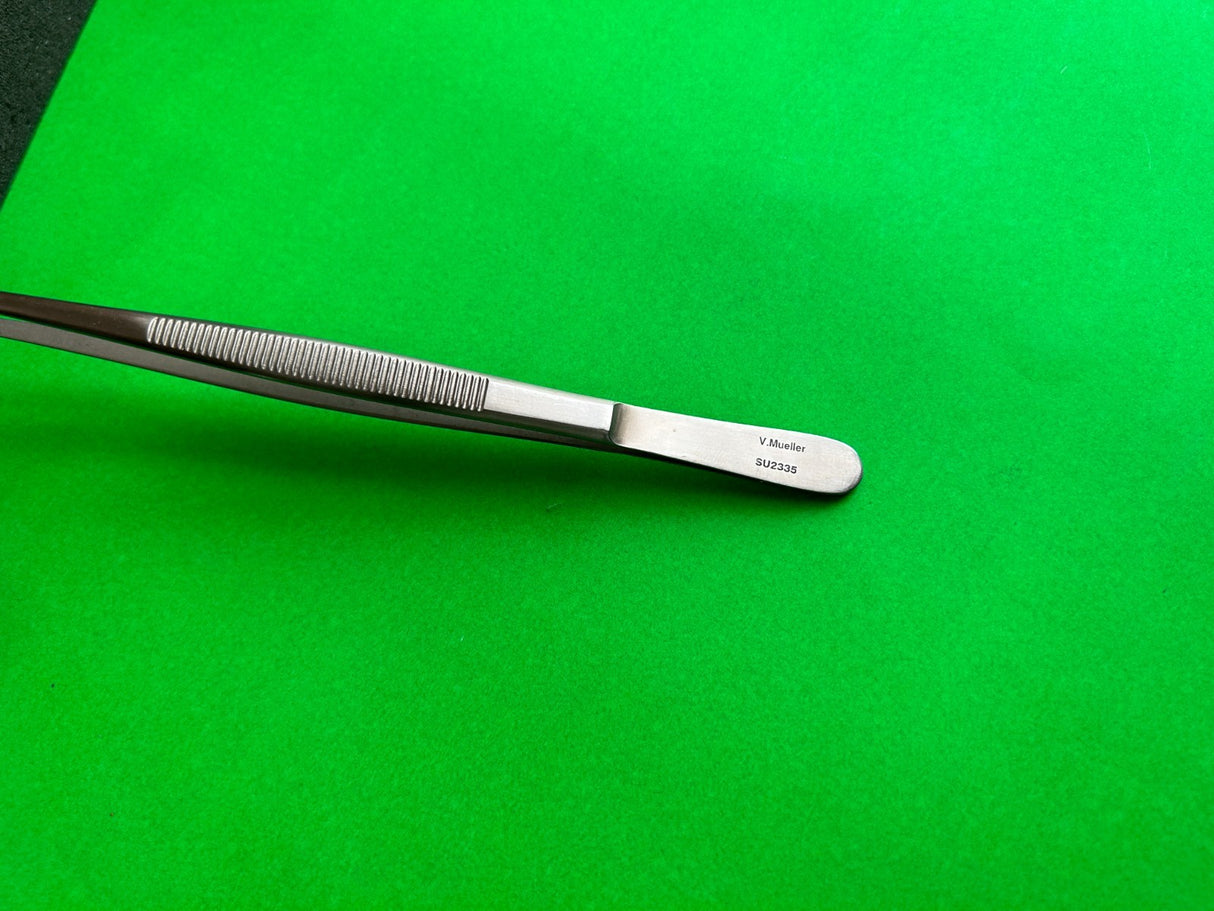 V.Mueller SU2335 Tissue Forceps, 1 x 2 Teeth, 8"