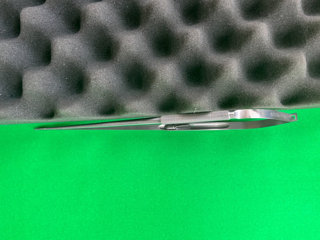 Scanlan 6006-128 9" Diamond Dust Jacobson Micro Needle Holder, Locking *GERMANY*