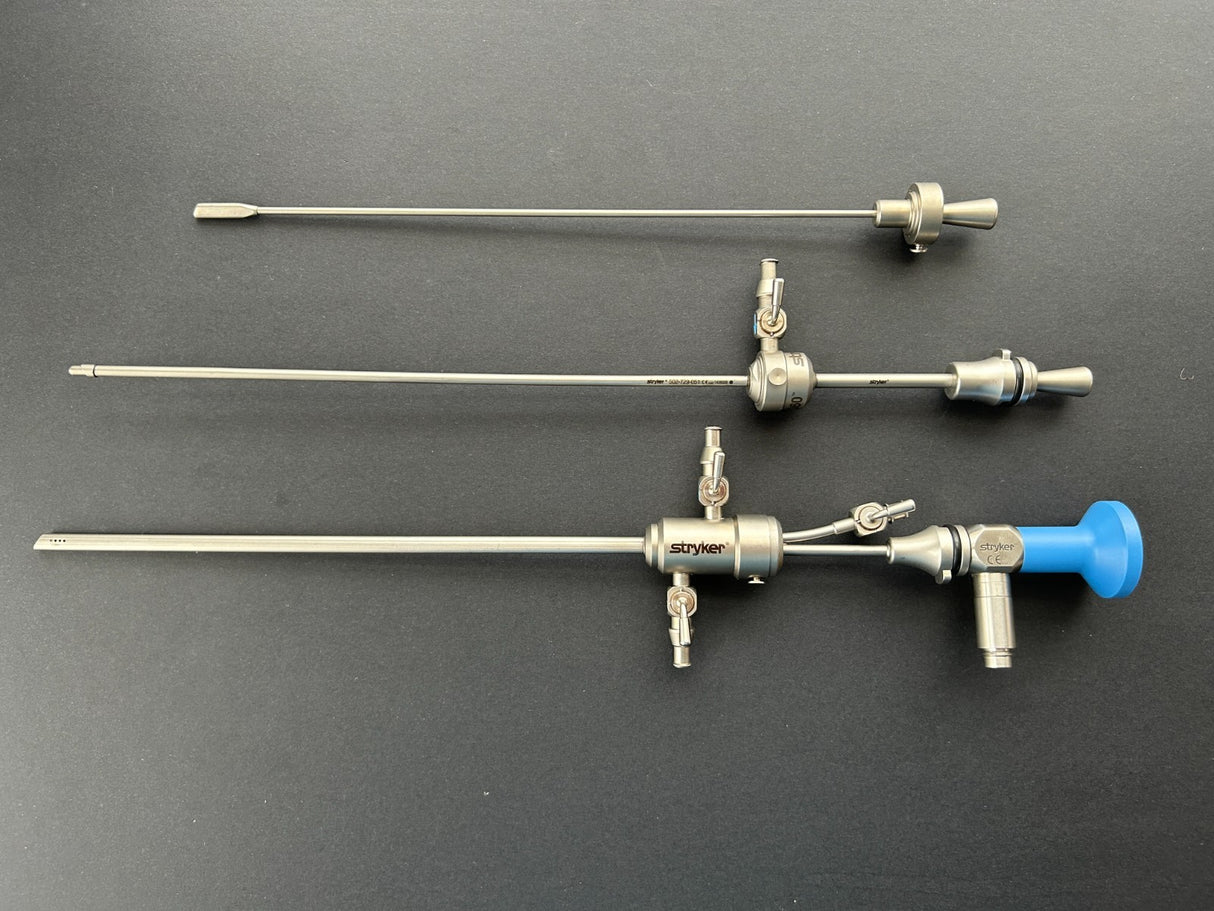 Stryker 2.9mm 30° Hysteroscope Set Rev360 W/Sheaths and FREE Storz Adapter