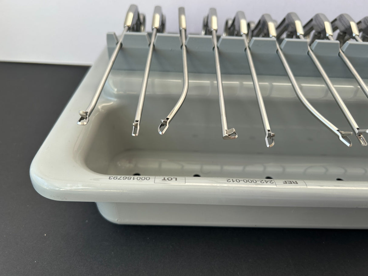 Stryker Conquest Set of 15 Arthroscopic Punches/Graspers/Probes With Tray *NEW*
