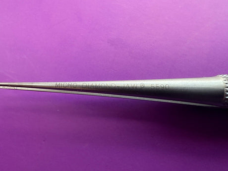 SNOWDEN-PENCER™ Micro Diamond-Jaw Forceps 5590 Straight. Overall length 7in