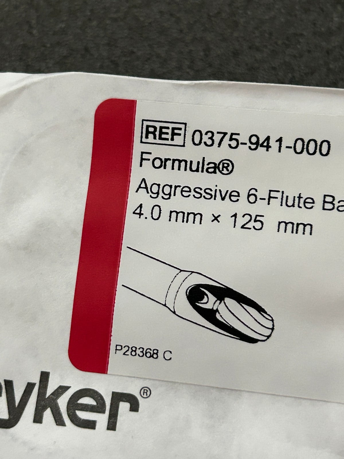 Stryker Formula Aggressive 6-Flute Shaver Connectors 4.0mm x 125mm In Date
