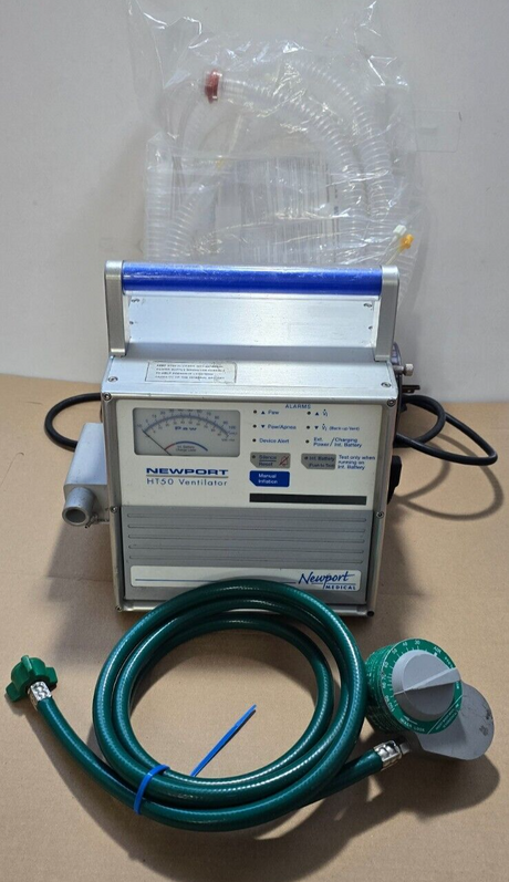 NEWPORT HT50 Patient Monitor with Power supply & Free Tubing.