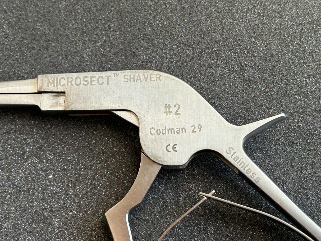 Codman 47-5031 Microsect Shaver Rongeur  #2, 3mm, 45° up Bite