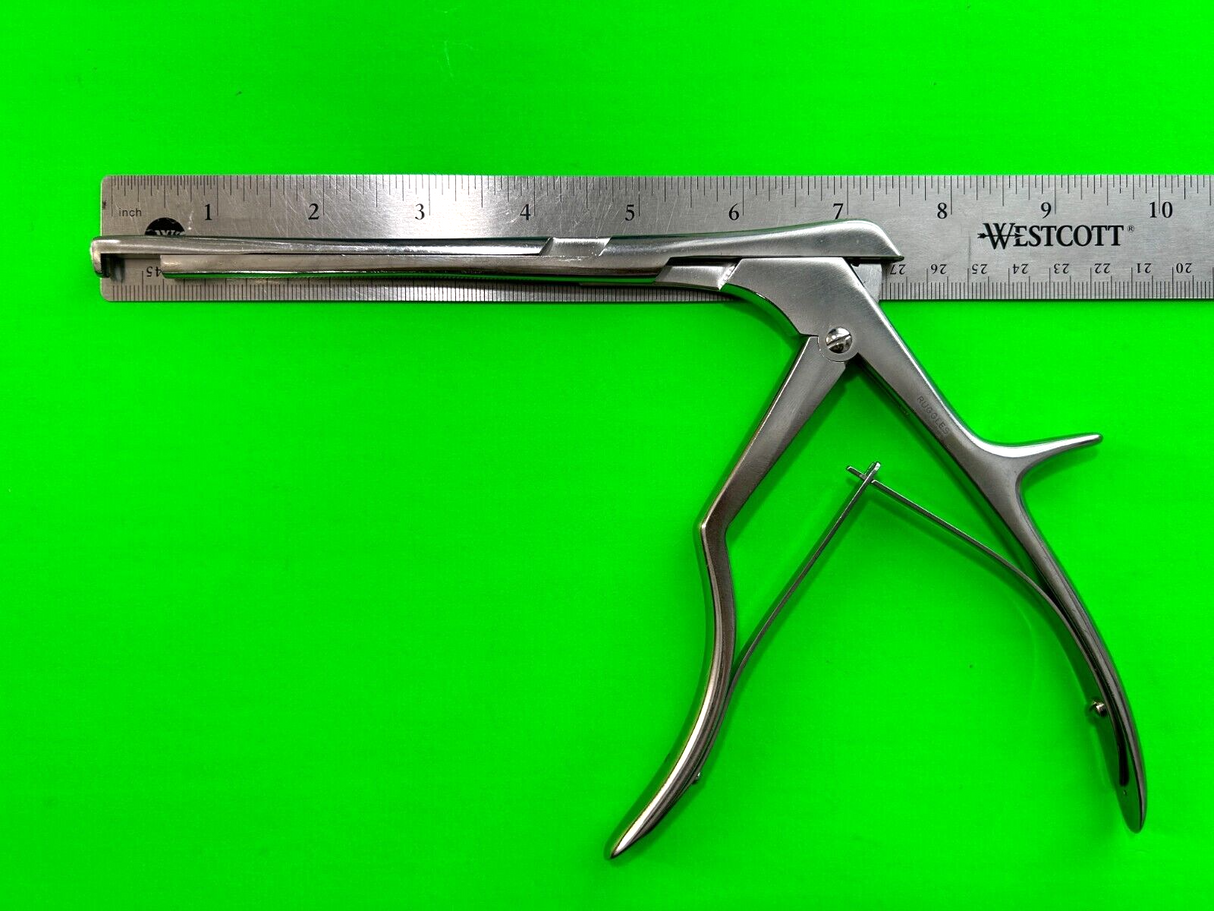 Ruggles Surgical Kerrison Rongeur 5mm down bite 90° Shaft 7"
