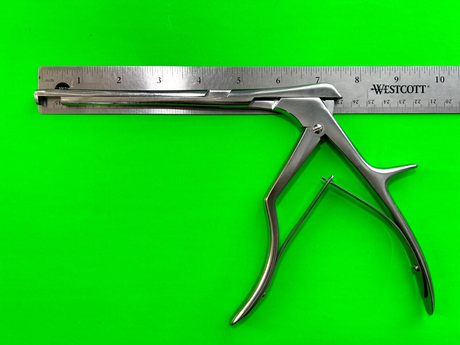 Ruggles Surgical Kerrison Rongeur 5mm down bite 90° Shaft 7"
