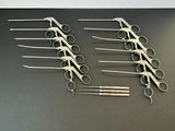 Stryker Conquest Set of 15 Arthroscopic Punches/Graspers/Probes With Tray *NEW*