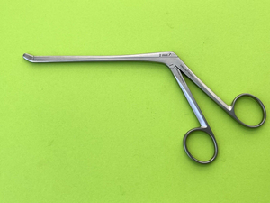 V.Mueller Spinal Pea Pod Rongeur, Angled Up 2mm x 6mm Up Bite, 5-1/2"
