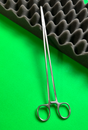 V. Mueller CH5197 Kantrowitz Dressing Forceps Curved Serrated Angled 12in
