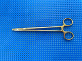 Symmetry Surgical 36-4010 Heaney Needle Holder, 8 1/4", Curved, Tungsten Carbide
