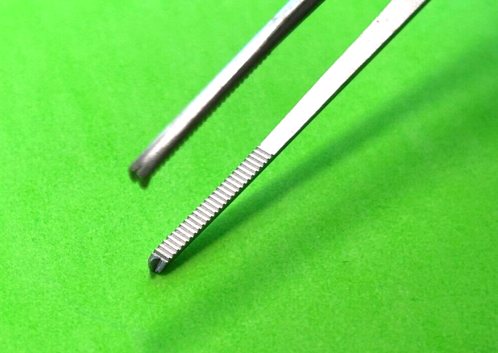 V.Mueller 1 x 2 Teeth Potts-Smith Tissue Forceps With Serrated Tips 8-1/4"
