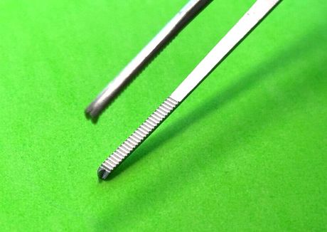 V.Mueller 1 x 2 Teeth Potts-Smith Tissue Forceps With Serrated Tips 8-1/4"