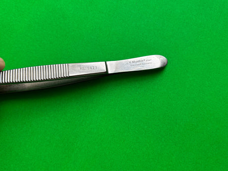 V.Mueller NL1471 Cushing Tissue Forceps, 1x2 Teeth, 8''