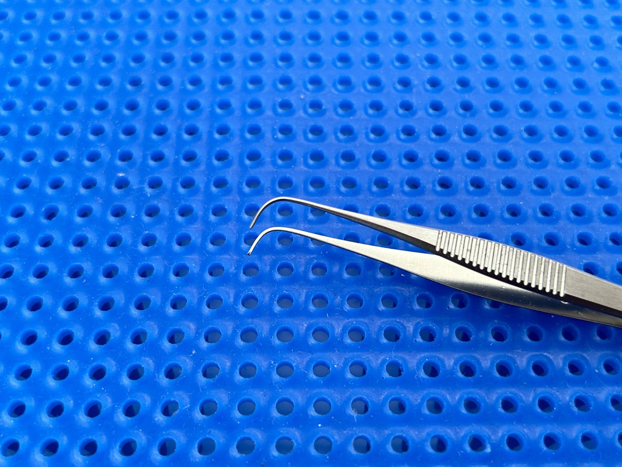 Miltex Surgical 18-1791 Iris Forceps, 1 X 2 Teeth, 4"
