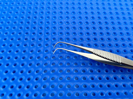 Miltex Surgical 18-1791 Iris Forceps, 1 X 2 Teeth, 4"