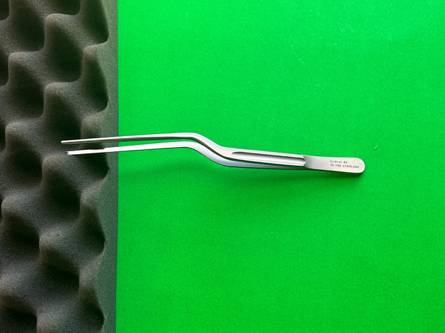 Codman 30-1166 Hoen Bayonet Forceps 1x 2 Teeth, 7 ¾”