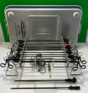 Stryker, V.Mueller, Jarit Laparoscopic 5x33cm Monopolar 13 Instrument Set W Tray