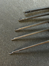 Set of 9 Aesculap & Medtronic Kerrison Rongeur/Punch 40° 1mm-5mm Spine/Neuro