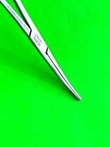 V.Mueller Surgical GL3210 Rochester-Pean Serrated Forceps, Curved 22cm