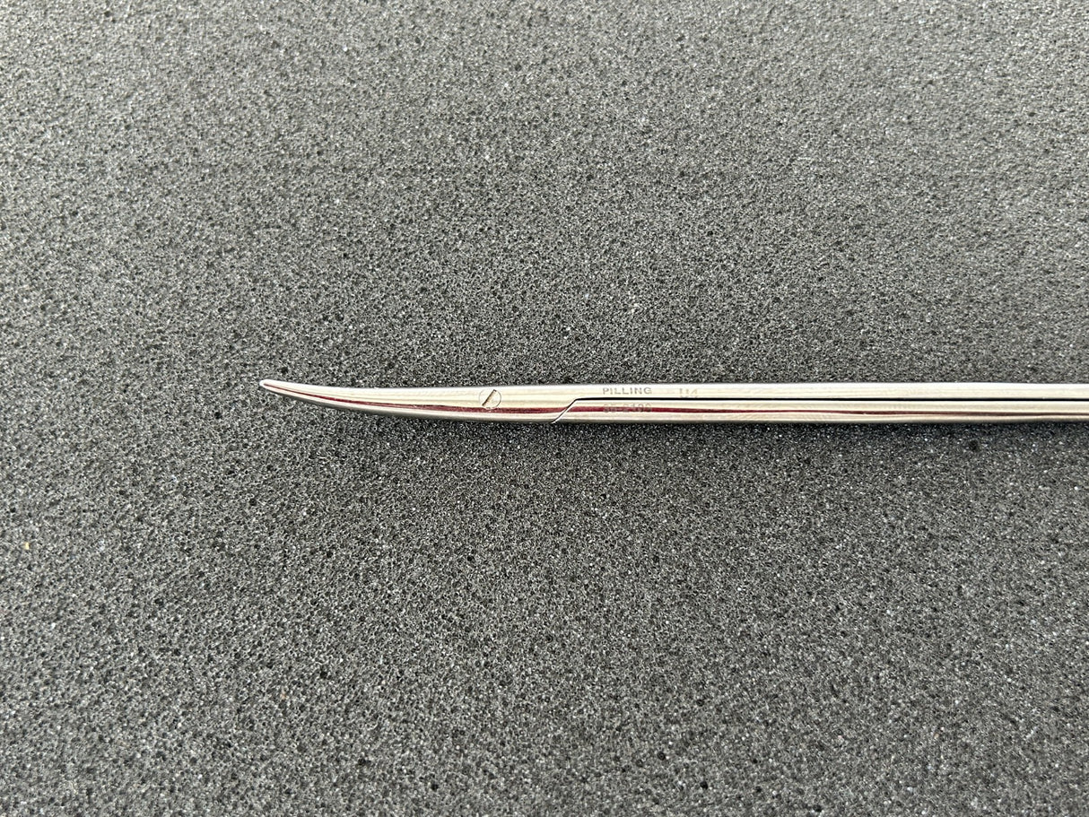 Pilling 35-2100 DeMartel Vascular Scissors Curved, Blunt, 7"