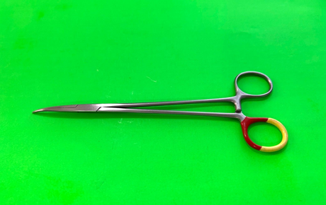 Aesculap Surgical BH187R Jacobsen Hemostatic Curved Forceps, 7.5 in