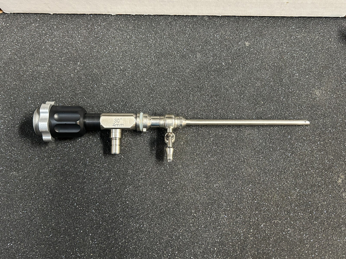 Stryker Arthroscope C-Mount  W/ Cannula & Storz Adapter 4.0 mm 30º Non-Autoclav