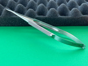 Pilling Surgical 7-3/8" Microsurgical Needle Holder, 1.15mm Jaw, Straight