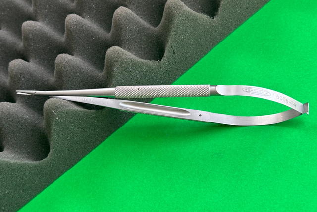 Scanlan 6006-84 Diamond Dust Jacobson Micro Needle Holder 7-1/4” *GERMANY*