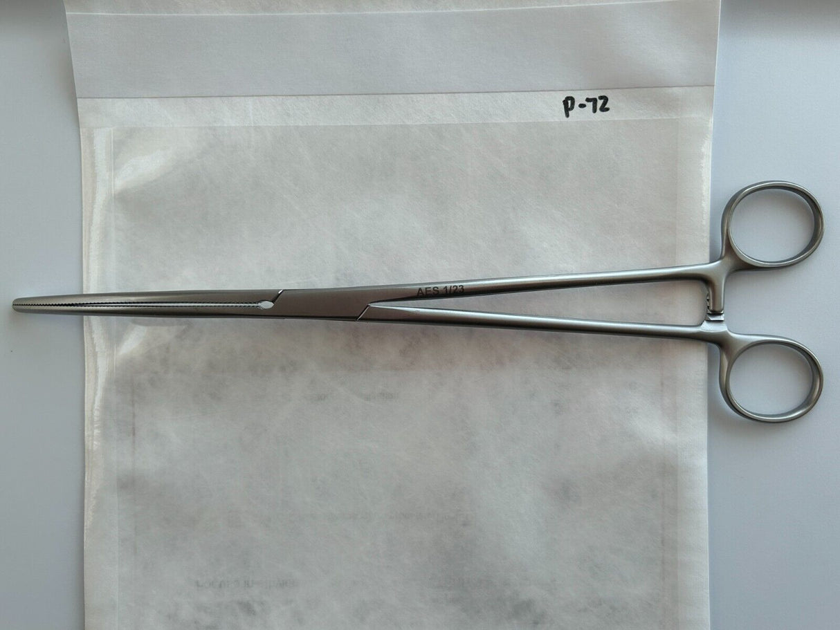 Aesculap PEAN Forceps, Long, CVD, 10 1/4in BH473