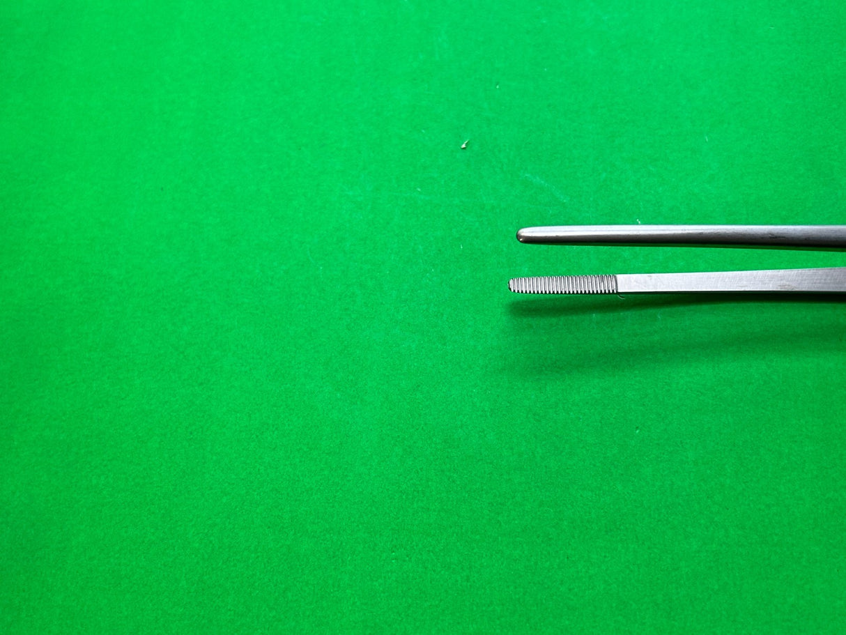 Aesculap BD052-R Dressing and Tissue Serrated Forceps, 9.75"