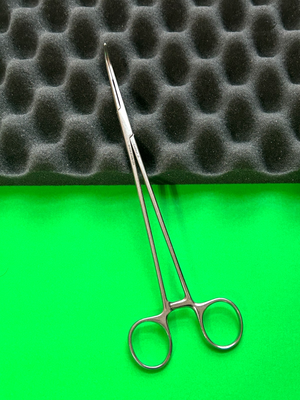Codman 19-8145 Thoracic Clamp Forceps, Curved 9"