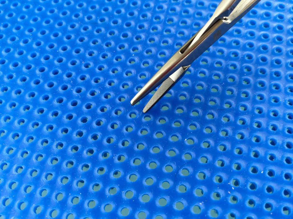 Symmetry Surgical 32-365 Needle Holder; Crile-Wood; Straight; 10 1/8 in, TC