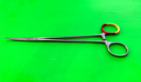 Aesculap Surgical BH187R Jacobsen Hemostatic Curved Forceps, 7.5 in