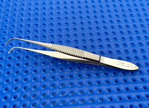 Miltex Surgical 18-1791 Iris Forceps, 1 X 2 Teeth, 4"