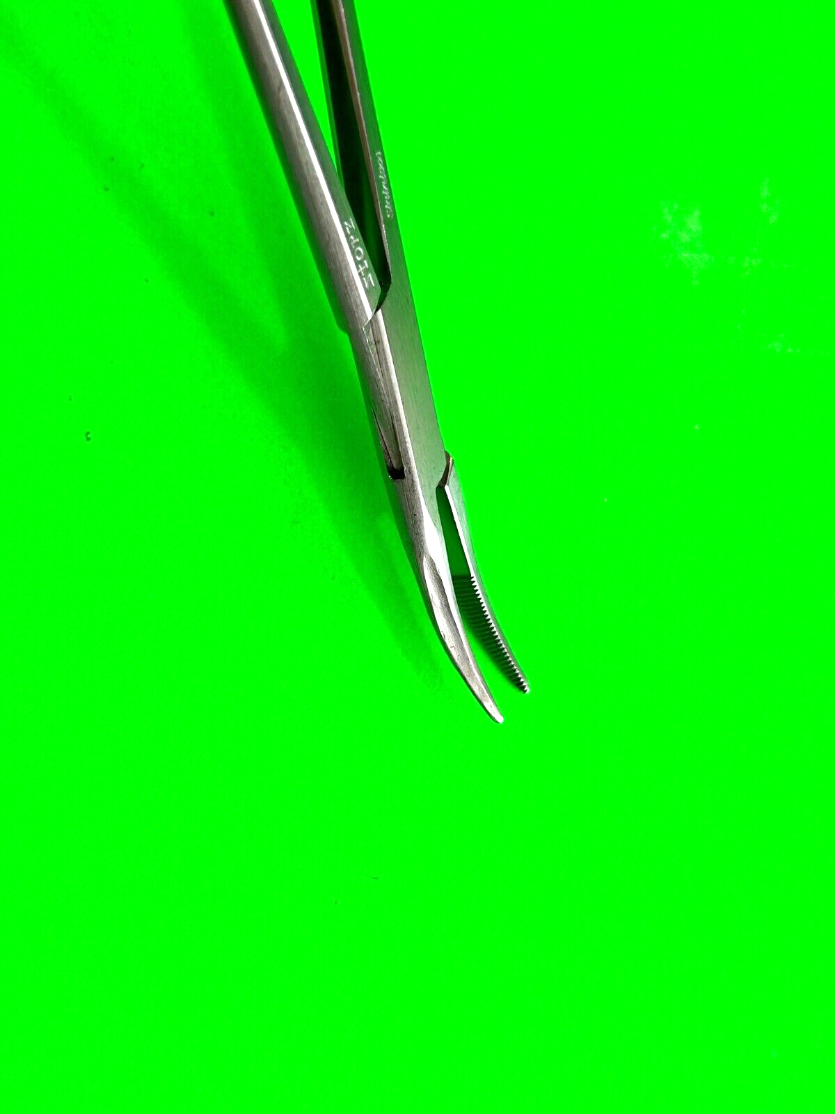 Karl Storz Surgical N7135 Hemostatic Tonsil Forceps 7-1/2", Curved Jaw