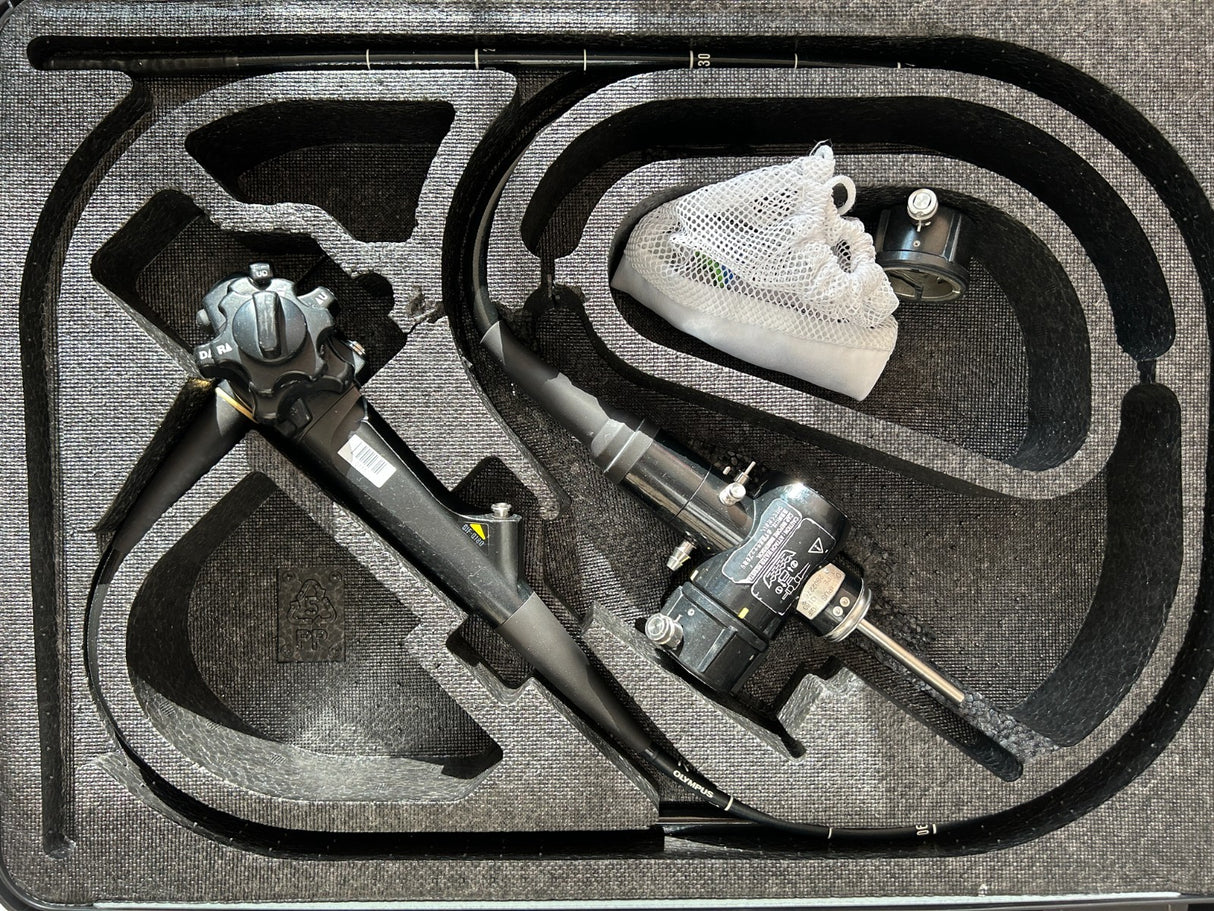 Olympus GIF-Q180 Evis Exera II Gastroscope GASTROINTESTINAL VIDEOSCOPE IN CASE!