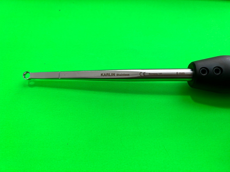 Symmetry Surgical 46-3401 Magnum Ring Curette 6mm Tip Straight