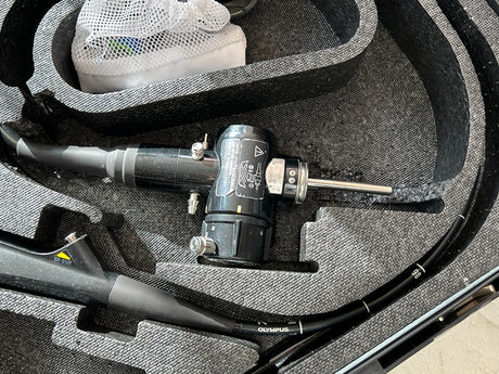 Olympus GIF-Q180 Evis Exera II Gastroscope GASTROINTESTINAL VIDEOSCOPE IN CASE!
