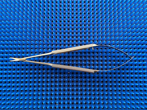 Snowden Pencer 88-6507 Micro Dissecting Scissors, Curved blade 7"