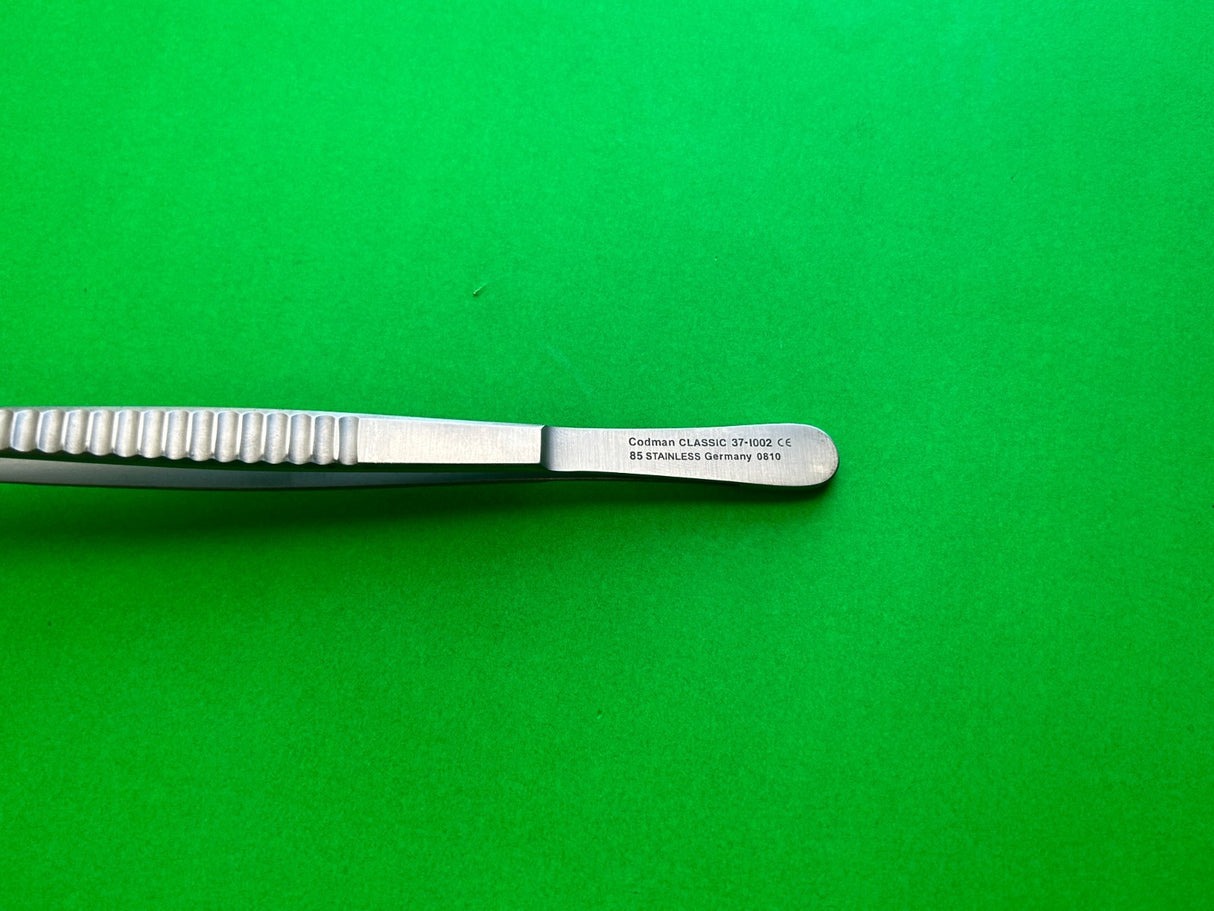 Codman 37-1002 DeBakey Thoracic Tissue Forceps, 9.5"