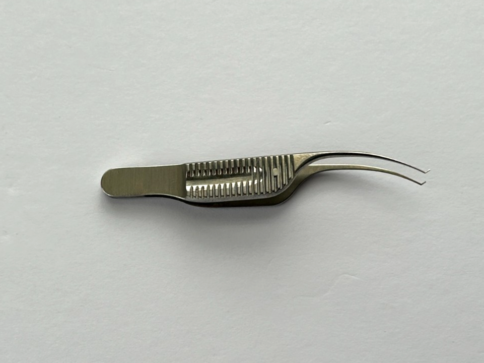 Karl Storz E3199 Troutman-Barraquer Corneal Forceps, 0.12mm x 3"