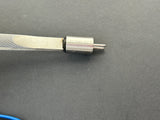 V.Mueller NL1873 Bayonet Angled Bipolar Forceps 0.5mm x 20cm W/ Free Cable