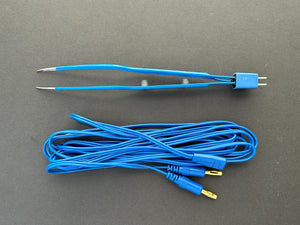 Codman 80-1124 Bayonet Insulated Irrigated Forceps 0.5mm W/ Free Cable